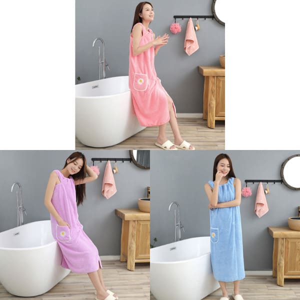 Halat de baie – prosop din fleece coral, BATHROBE - Image 5